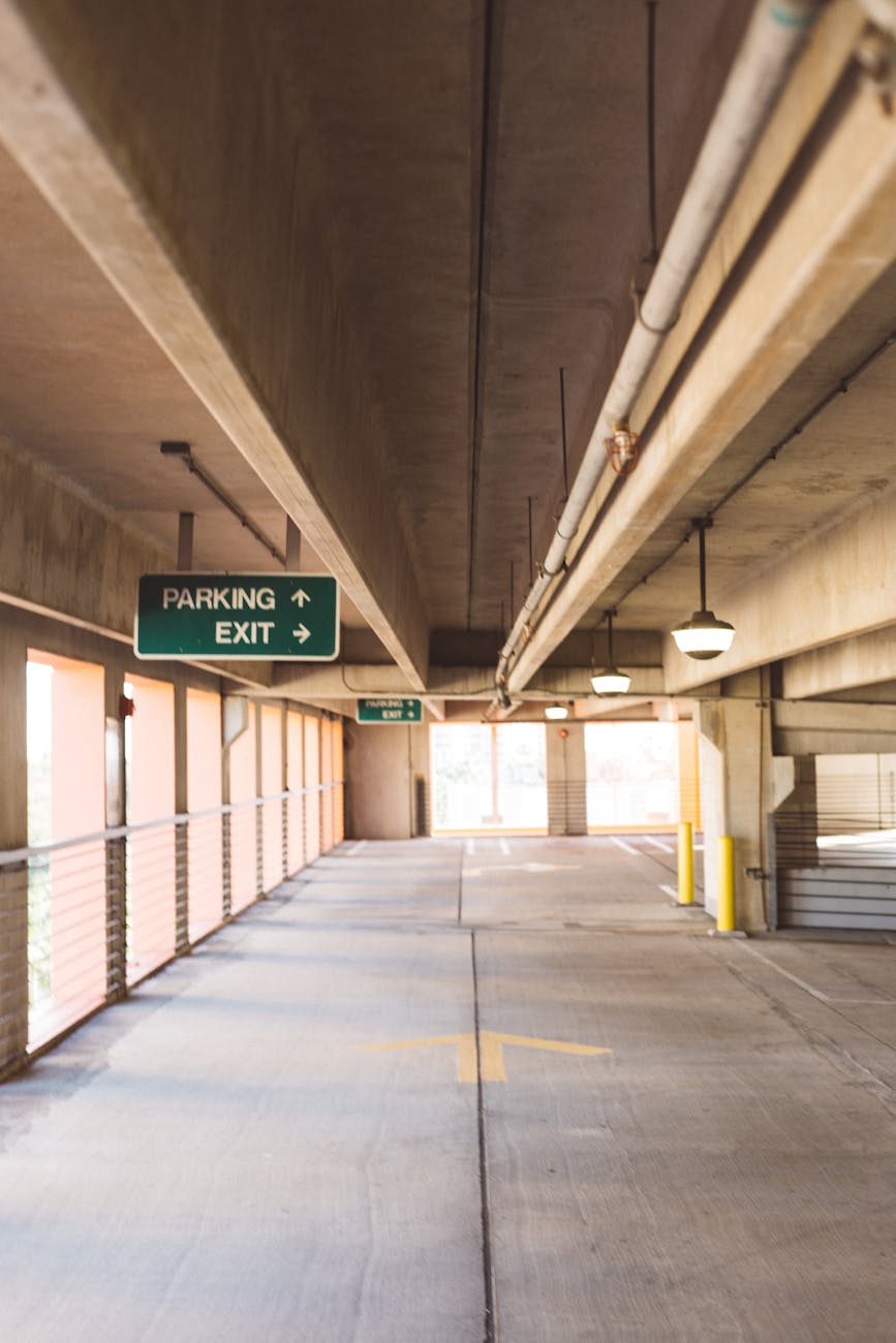 parking lot signage